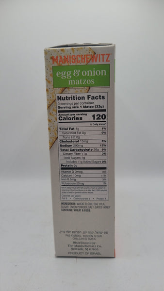 Egg & Onion Matzo