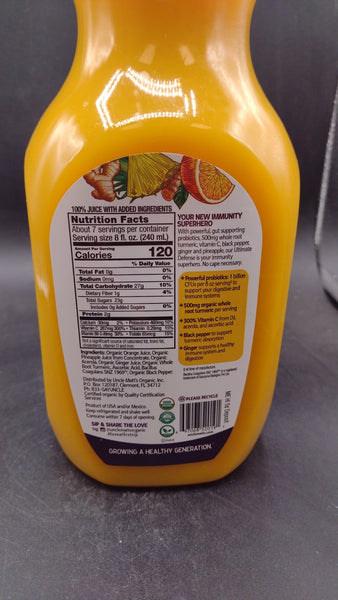 Orange Defense, Organic