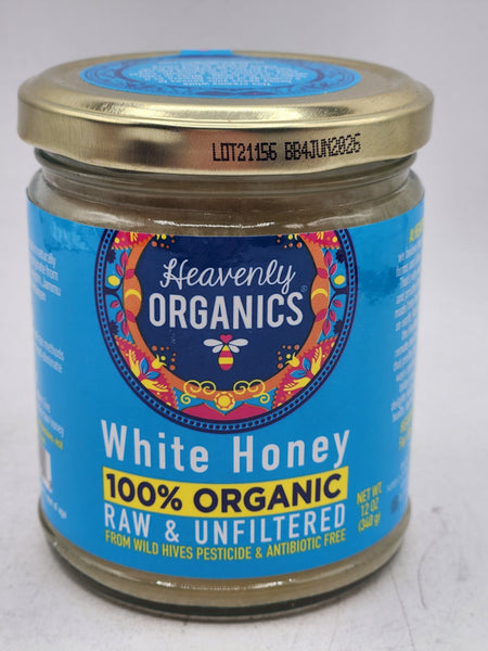 Organic Raw White Honey