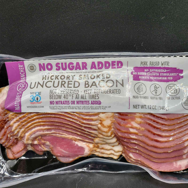 No Sugar Hickory Smoked Bacon