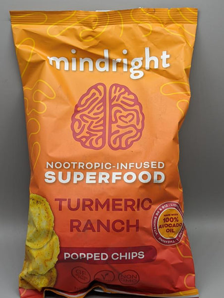 Nootropic Infused Superfood Turmeric Ranch Popped Chips