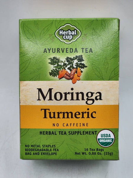 Moringa Turmeric Herbal Tea Supplement