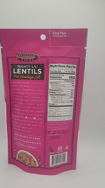 Pink Himalayan Salt Lentils