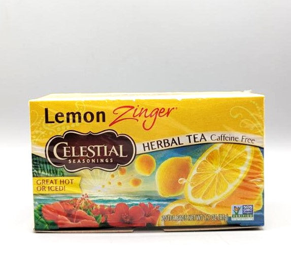 Celestial Seasonings Lemon Zinger Herbal Tea Lemon Zinger