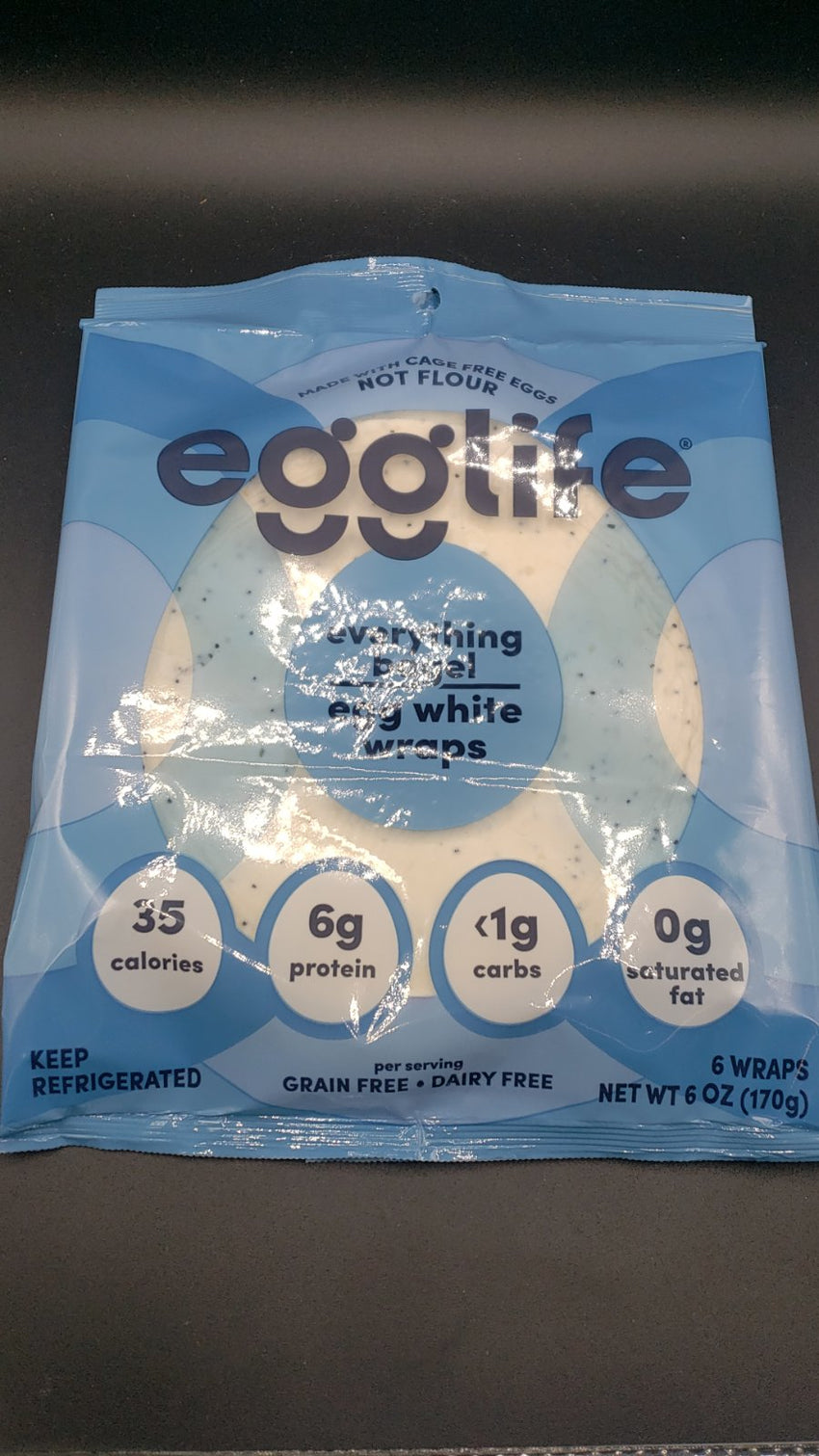 Everything Bagel Egg White Wraps