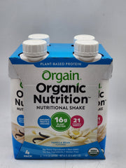 Orgain Vanilla Bean Protein Shake