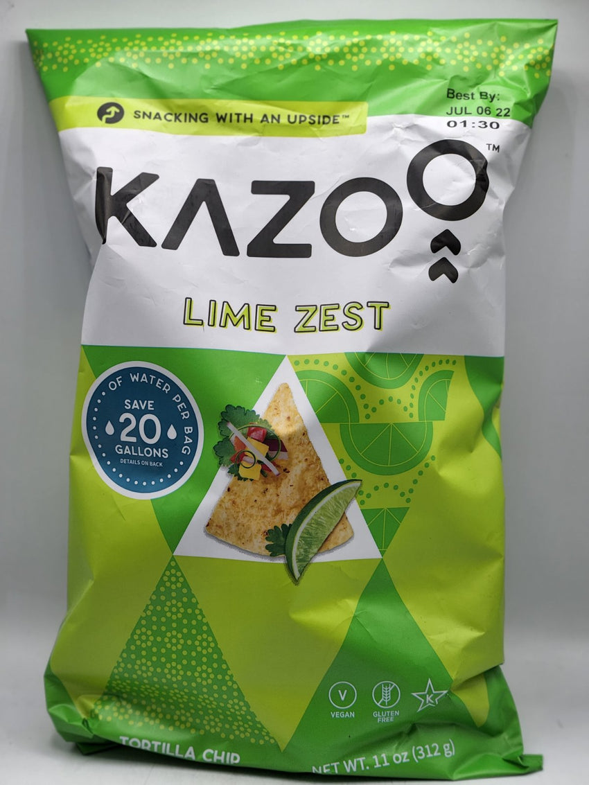 Kazoo Lime Zest Tortilla Chips