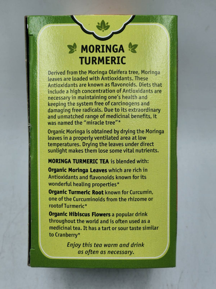 Moringa Turmeric Herbal Tea Supplement