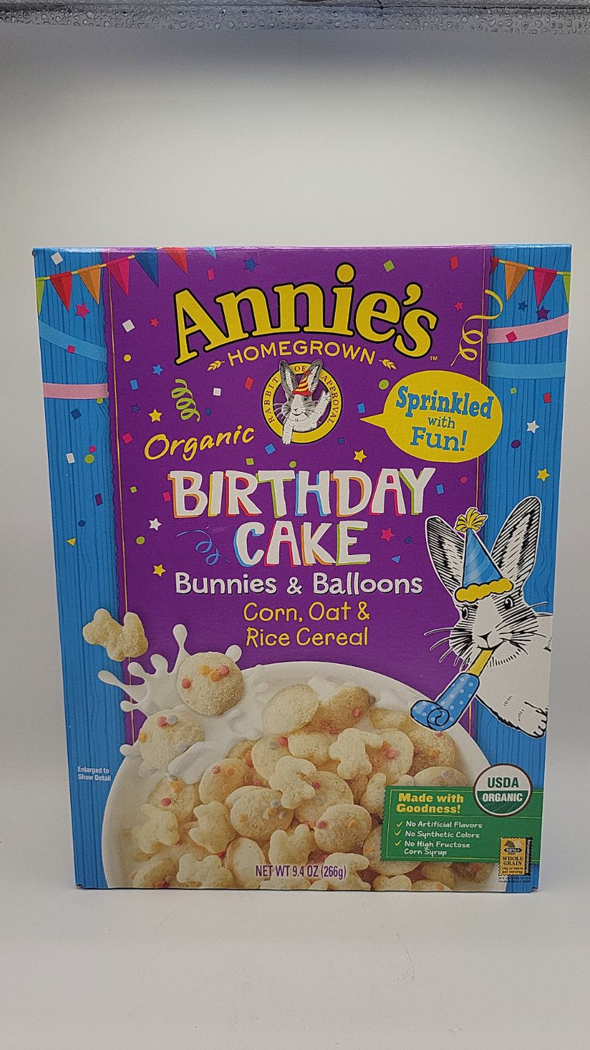 Annie's Birthday Cake Cereal