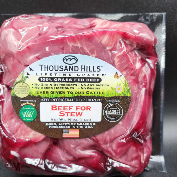 100% Grass Fed Beef for Stew
