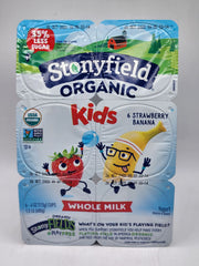 Organic Strawberry/ Banana Yogurt