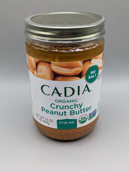 Cadia Organic Crunchy Peanut Butter