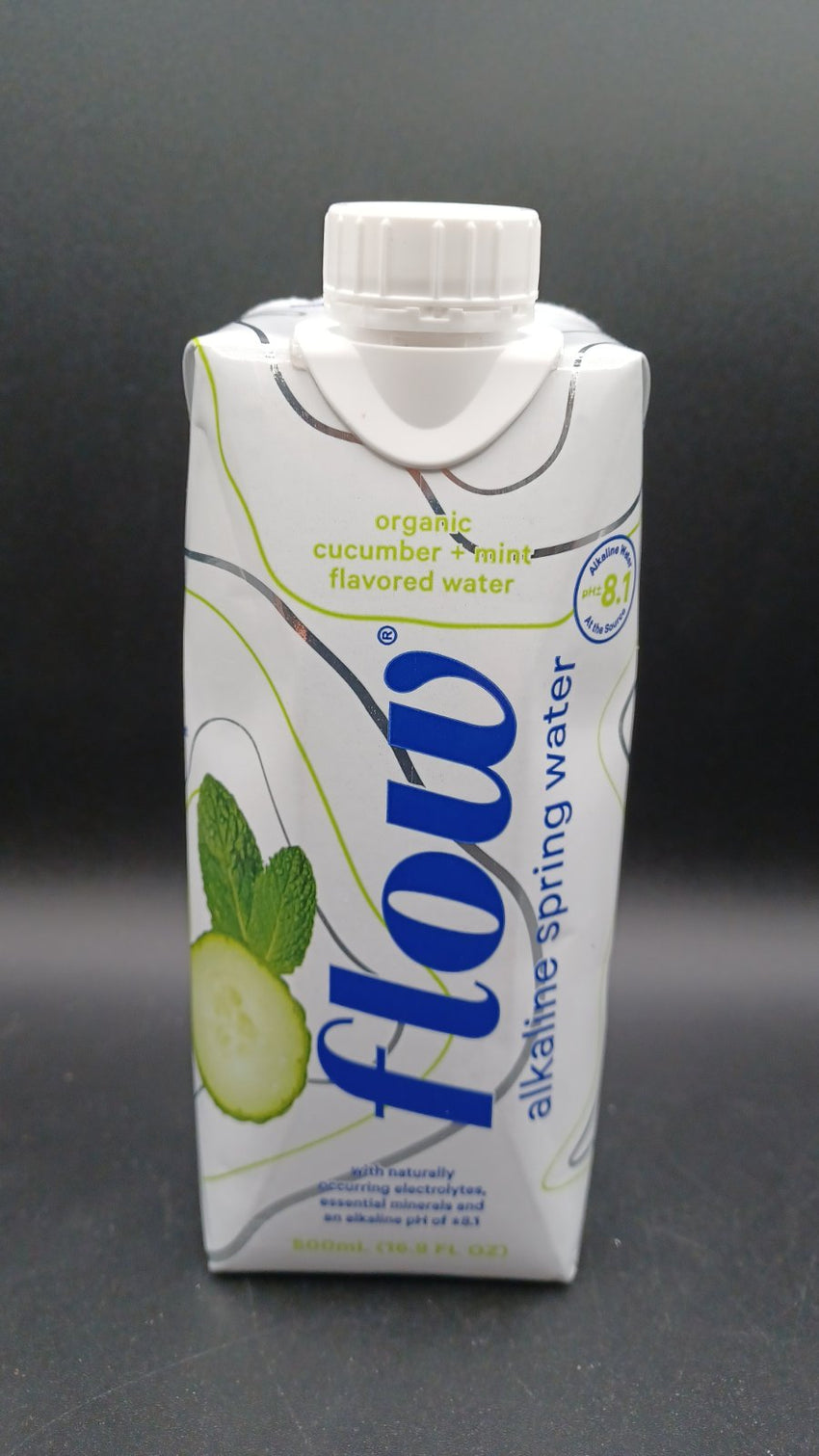 Cucumber- Mint Alkaline Spring Water