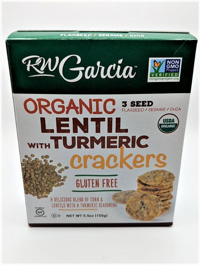RW Garcia Lentil w/ Turmeric Crackers