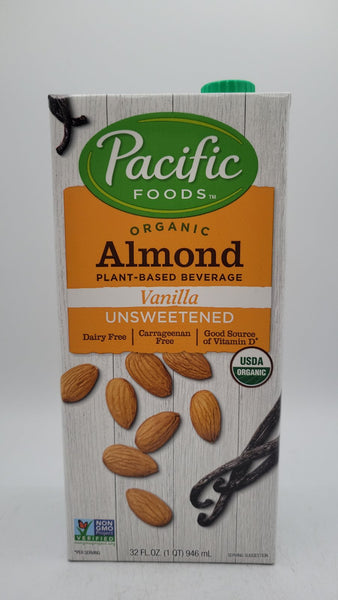 Organic Unsweetened Vanilla Almond Beverage
