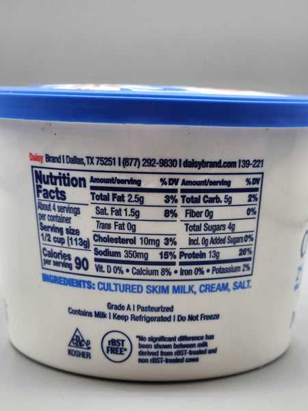 Cottage Cheese, Lowfat 2%