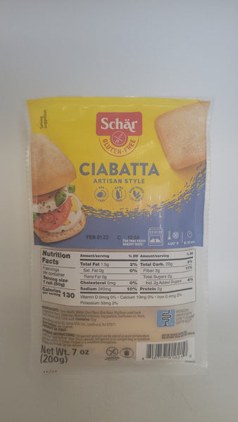 Gluten Free Ciabatta Rolls